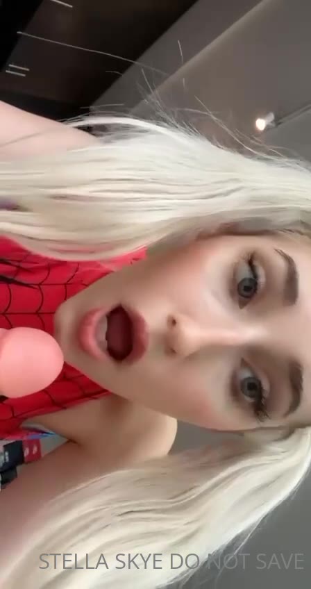 Sensational shrill Stellaskye face Vid
