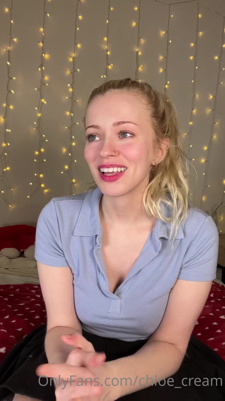 Tempting Dripping Chloe Cream Sextape
