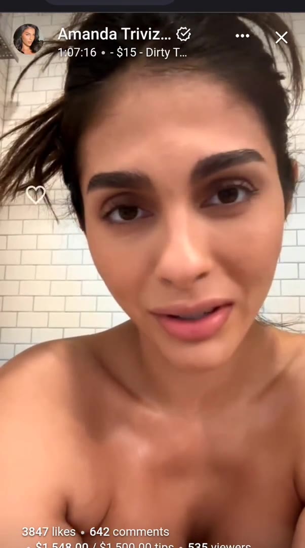 Amanda Trivizas Nude Shower Livestream Leaked Video